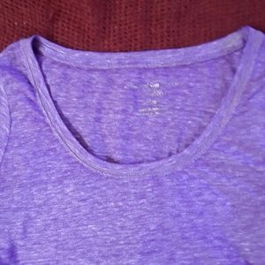 American Eagle Outfitter Purple Long Slv Tee M